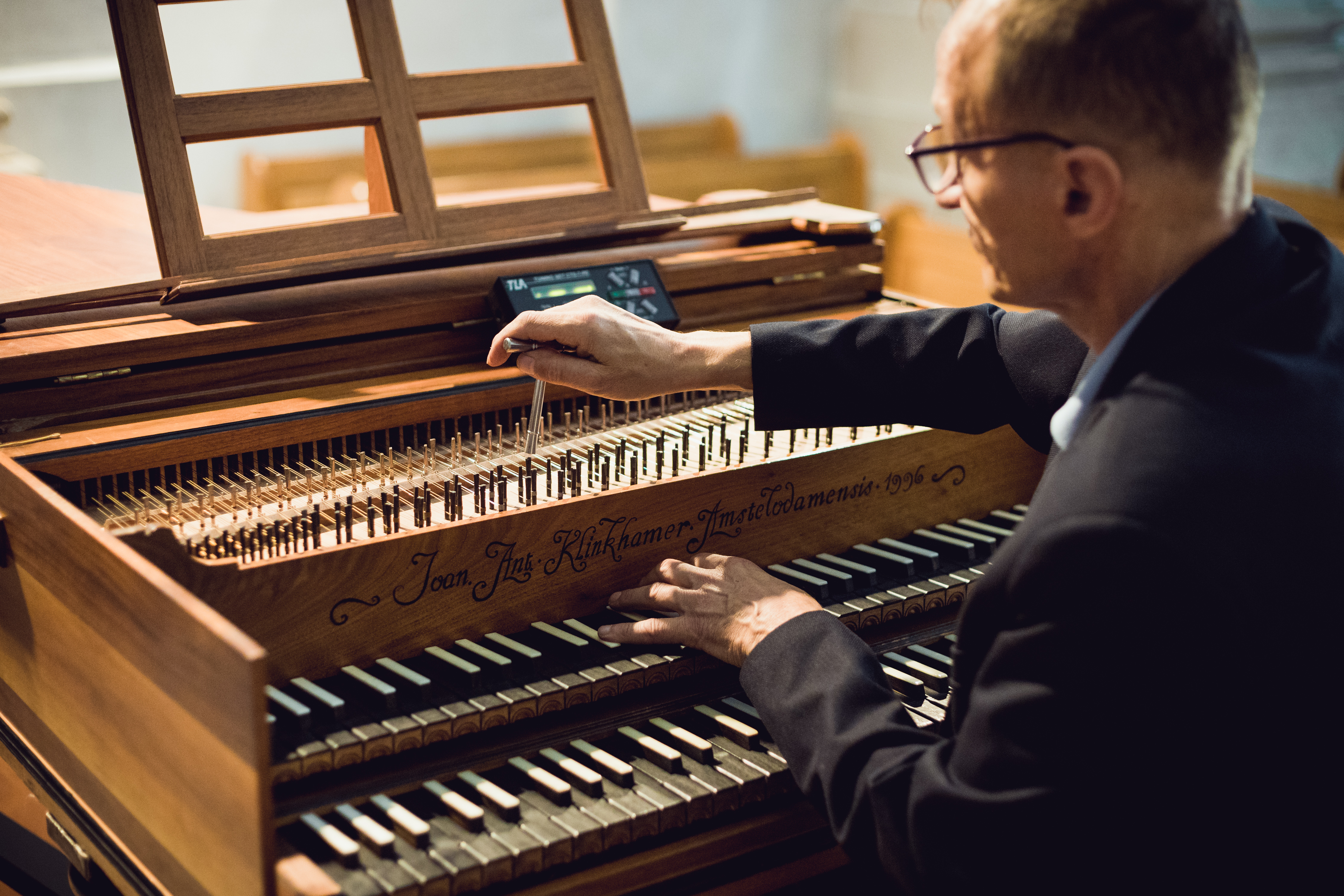 Klinkhammer Harpsichord from 1966 – replica of the old instrument